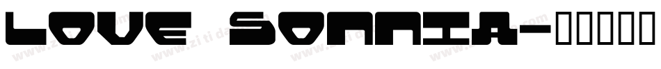 Love Sonnia字体转换